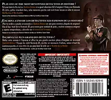Image n° 2 - boxback : Sherlock Holmes - The Mystery of the Mummy